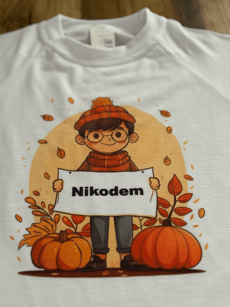 Koszulka dziecięca z nadrukiem i imieniem personalizacja 👕